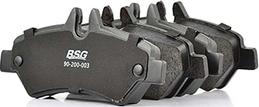 BSG BSG 90-200-003 - Тормозные колодки, дисковые, комплект autosila-amz.com