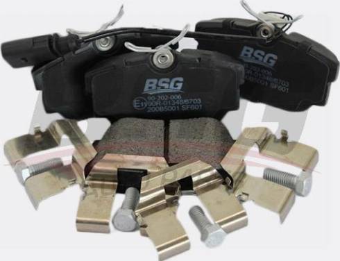 BSG BSG 90-202-006 - Тормозные колодки, дисковые, комплект autosila-amz.com