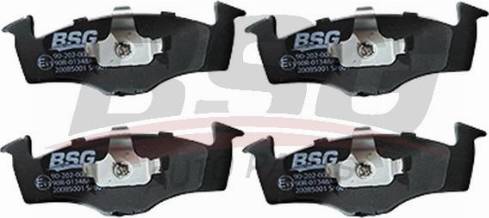 BSG BSG 90-202-003 - Тормозные колодки, дисковые, комплект autosila-amz.com