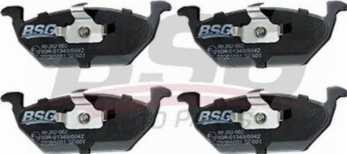 BSG BSG 90-202-002 - Тормозные колодки, дисковые, комплект autosila-amz.com