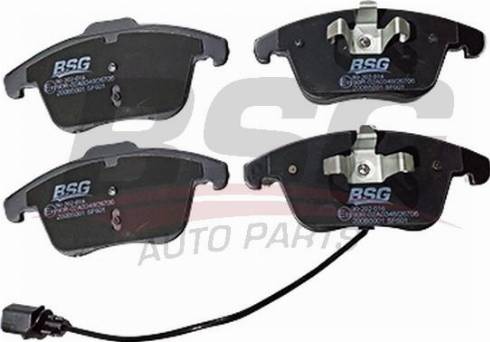 BSG BSG 90-202-016 - Тормозные колодки, дисковые, комплект autosila-amz.com