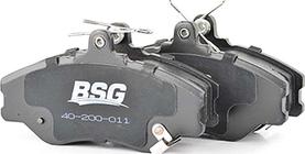 BSG BSG 40-200-011 - Тормозные колодки, дисковые, комплект autosila-amz.com