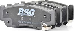 BSG BSG 40-200-037 - Тормозные колодки, дисковые, комплект autosila-amz.com