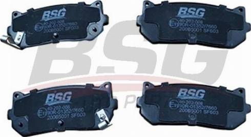 BSG BSG 40-202-008 - Тормозные колодки, дисковые, комплект autosila-amz.com