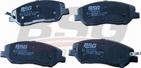 BSG BSG 40-202-014 - Тормозные колодки, дисковые, комплект autosila-amz.com