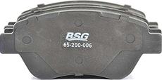 BSG BSG 65-200-006 - Тормозные колодки, дисковые, комплект autosila-amz.com