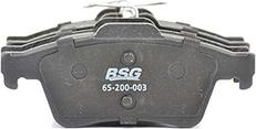 BSG BSG 65-200-003 - Тормозные колодки, дисковые, комплект autosila-amz.com