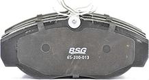 BSG BSG 65-200-013 - Тормозные колодки, дисковые, комплект autosila-amz.com