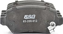 BSG BSG 65-200-012 - Тормозные колодки, дисковые, комплект autosila-amz.com