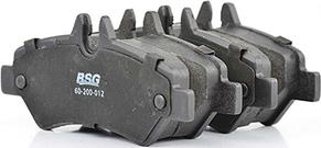 BSG BSG 60-200-012 - Тормозные колодки, дисковые, комплект autosila-amz.com