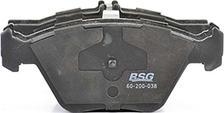 BSG BSG 60-200-038 - Тормозные колодки, дисковые, комплект autosila-amz.com