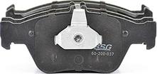 BSG BSG 60-200-037 - Тормозные колодки, дисковые, комплект autosila-amz.com