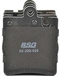 BSG BSG 60-200-024 - Тормозные колодки, дисковые, комплект autosila-amz.com
