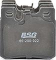 BSG BSG 60-200-022 - Тормозные колодки, дисковые, комплект autosila-amz.com