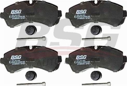 BSG BSG 60-202-005 - Тормозные колодки, дисковые, комплект autosila-amz.com