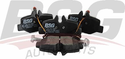 BSG BSG 60-202-008 - Тормозные колодки, дисковые, комплект autosila-amz.com