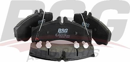 BSG BSG 60-202-003 - Тормозные колодки, дисковые, комплект autosila-amz.com