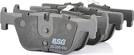 BSG BSG 15-200-041 - Тормозные колодки, дисковые, комплект autosila-amz.com