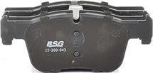 BSG BSG 15-200-043 - Тормозные колодки, дисковые, комплект autosila-amz.com