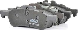 BSG BSG 15-200-029 - Тормозные колодки, дисковые, комплект autosila-amz.com