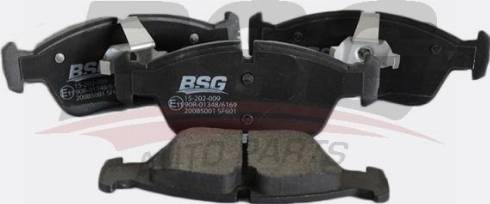 BSG BSG 15-202-009 - Тормозные колодки, дисковые, комплект autosila-amz.com