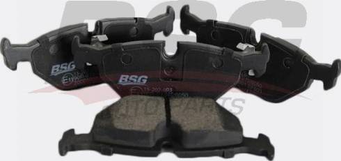 BSG BSG 15-202-003 - Тормозные колодки, дисковые, комплект autosila-amz.com