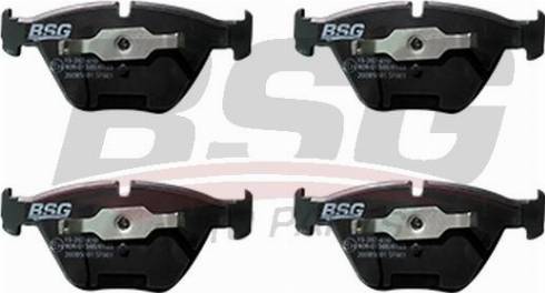 BSG BSG 15-202-010 - Тормозные колодки, дисковые, комплект autosila-amz.com