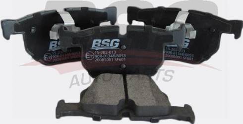 BSG BSG 15-202-013 - Тормозные колодки, дисковые, комплект autosila-amz.com