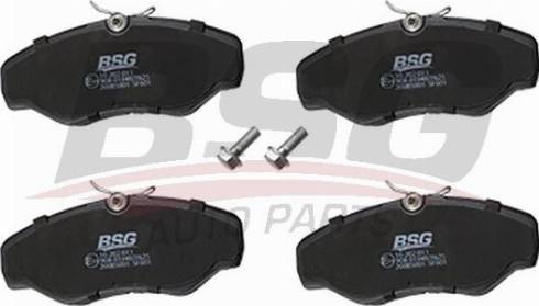 BSG BSG 16-202-011 - Тормозные колодки, дисковые, комплект autosila-amz.com