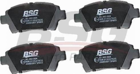 BSG BSG 85-202-004 - Тормозные колодки, дисковые, комплект autosila-amz.com