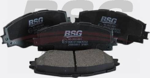 BSG BSG 85-202-001 - Тормозные колодки, дисковые, комплект autosila-amz.com