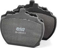 BSG BSG 30-200-011 - Тормозные колодки, дисковые, комплект autosila-amz.com