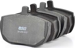 BSG BSG 30-200-012 - Тормозные колодки, дисковые, комплект autosila-amz.com