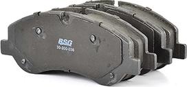 BSG BSG 30-200-036 - Тормозные колодки, дисковые, комплект autosila-amz.com