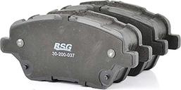 BSG BSG 30-200-037 - Тормозные колодки, дисковые, комплект autosila-amz.com