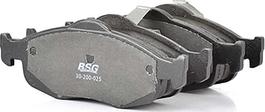 BSG BSG 30-200-025 - Тормозные колодки, дисковые, комплект autosila-amz.com