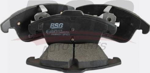 BSG BSG 30-202-019 - Тормозные колодки, дисковые, комплект autosila-amz.com