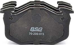 BSG BSG 70-200-015 - Тормозные колодки, дисковые, комплект autosila-amz.com