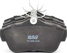BSG BSG 70-200-018 - Тормозные колодки, дисковые, комплект autosila-amz.com