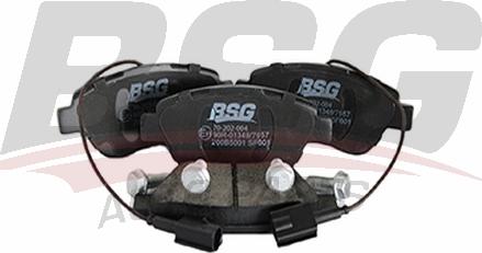 BSG BSG 70-202-004 - Тормозные колодки, дисковые, комплект autosila-amz.com
