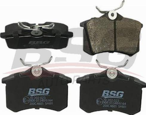 BSG BSG 70-202-023 - Тормозные колодки, дисковые, комплект autosila-amz.com