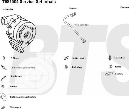 BTS Turbo T981504 - Турбина, компрессор autosila-amz.com