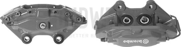 Budweg Caliper 345092 - Тормозной суппорт autosila-amz.com