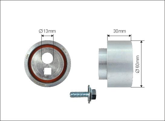 Caffaro 497-97 - Натяжной ролик, зубчатый ремень ГРМ autosila-amz.com