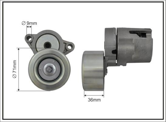 Caffaro 142800SP - Натяжитель, поликлиновый ремень autosila-amz.com