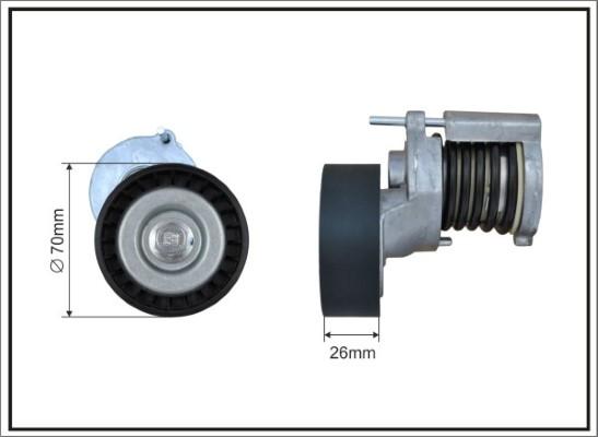 Caffaro 100100SP - Натяжитель, поликлиновый ремень autosila-amz.com