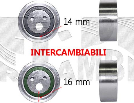 Caliber 56961 - Натяжной ролик, зубчатый ремень ГРМ autosila-amz.com