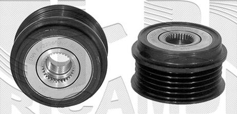 Caliber 57864 - Шкив генератора, муфта autosila-amz.com