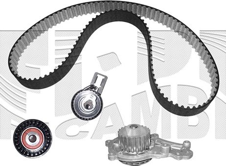 Caliber 0624KFW - Водяной насос + комплект зубчатого ремня ГРМ autosila-amz.com