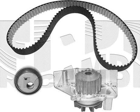 Caliber 0080KPW - Водяной насос + комплект зубчатого ремня ГРМ autosila-amz.com